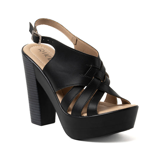 RK 157-74 SANDALIAS TACÓN CMS 12 Negro