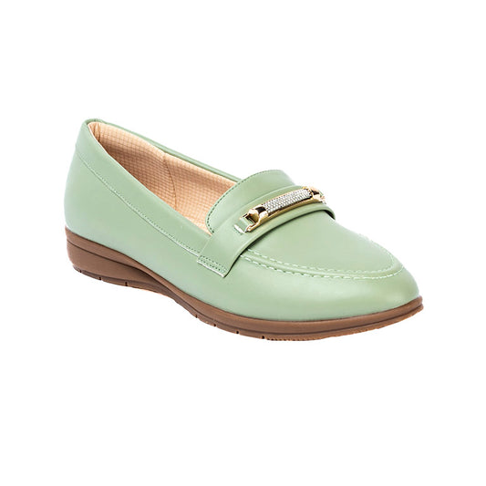 RIKELI87A CASUAL BALLERINA PLATAFORMA Verde