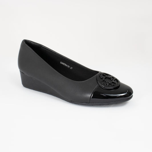 SANDRA151LA CASUAL FORMAL BAJO Negro