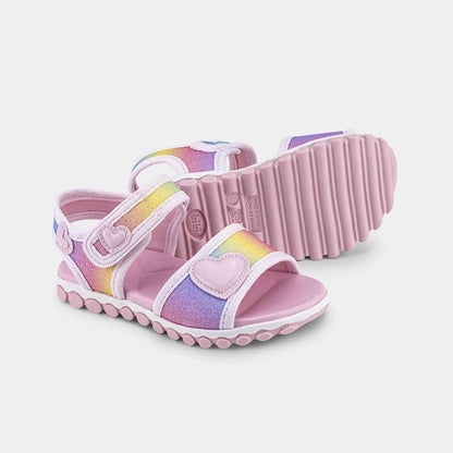 1103249 CASUAL SANDALIAS FLAT Rosado